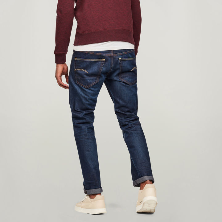3301 Straight Jeans Donkerblauw G STAR NL