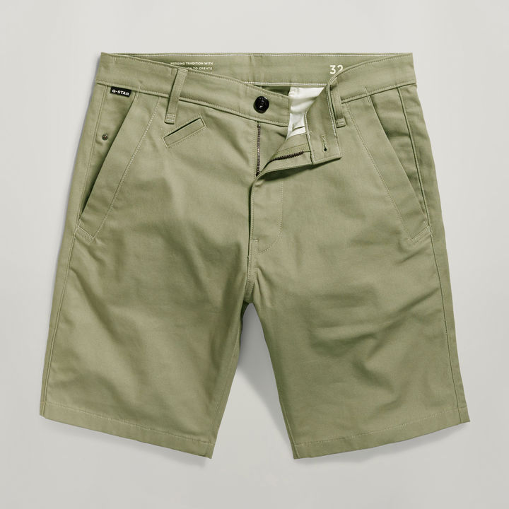 Bronson 2.0 Slim Chino Shorts Green G STAR AU