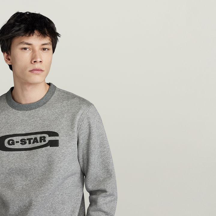 Old School Logo Sweater Multi color G STAR ES