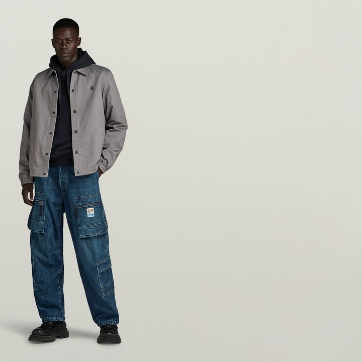 Coach Jacket Grey G STAR CA