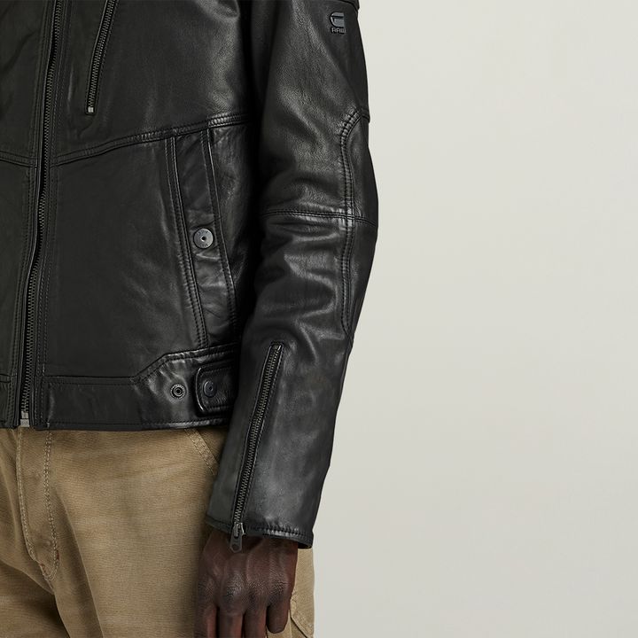 G star mfd leather jacket shop