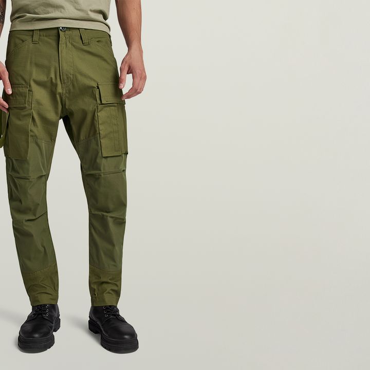3D Regular Tapered Cargo Pants 2.0 | Green | G-STAR® GR