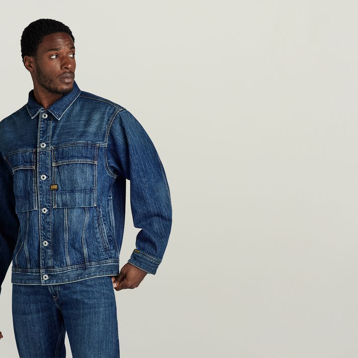 Oversized Denim Jacket Dark blue G STAR US
