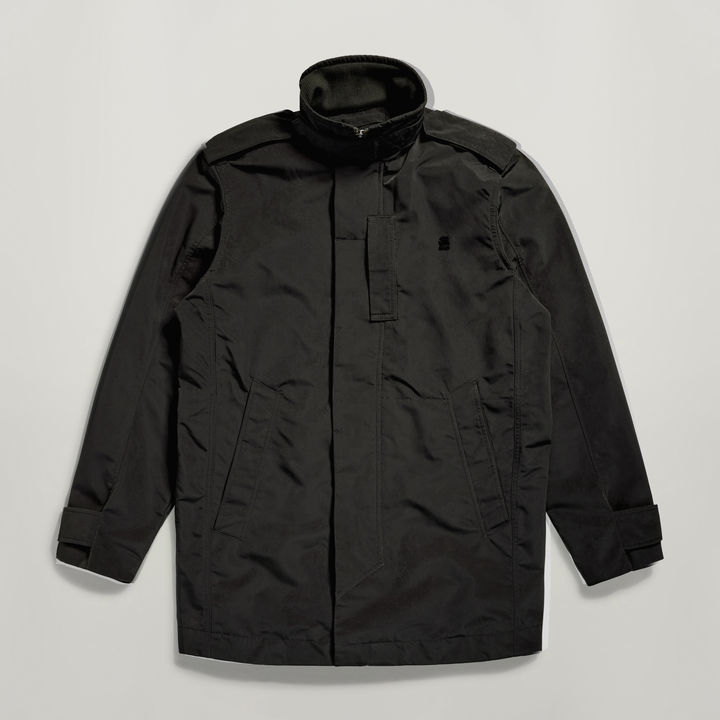 G star garber trench black deals