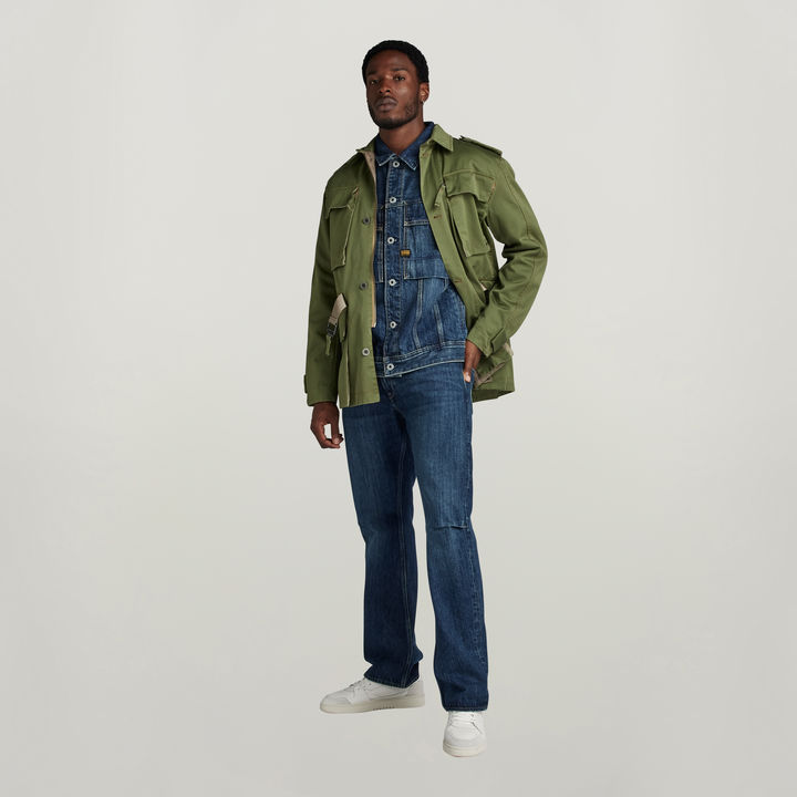 R 3N Relaxed Field Jacket Green G STAR AU