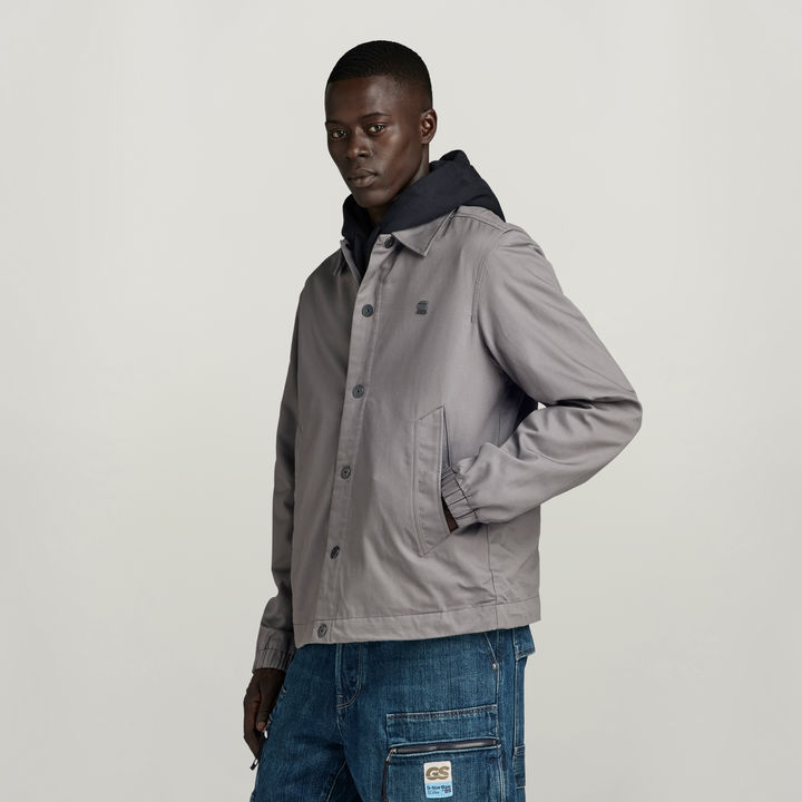 Grey coach jacket on sale