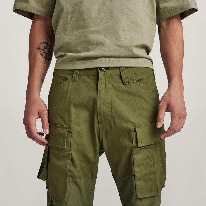 Tapered cargo shorts online