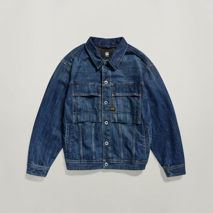 Oversized Denim Jacket | ダークブルー | G-STAR® JP