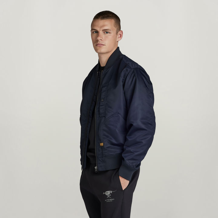 Deck Bomber Jacket Dark blue G STAR AU