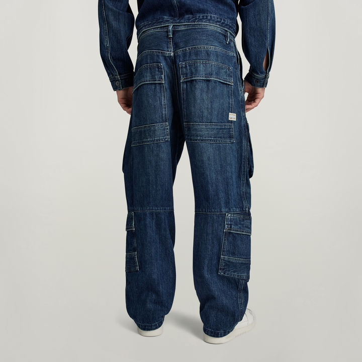 Multi Pocket Cargo Relaxed Jeans
