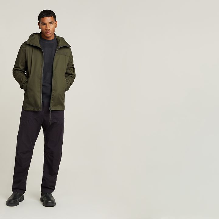 Batt Hooded Overshirt Green G STAR GB