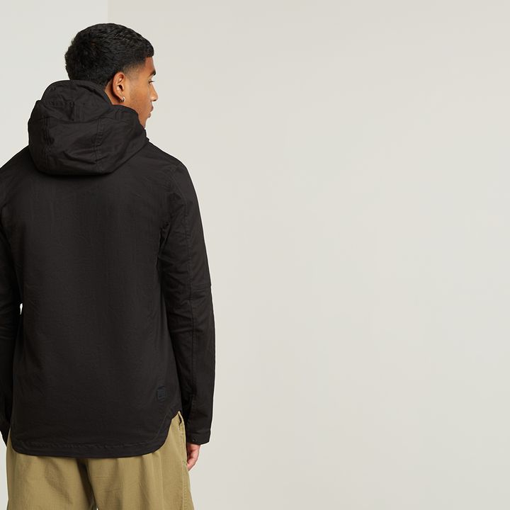 Batt Hooded Overshirt Black G STAR DE