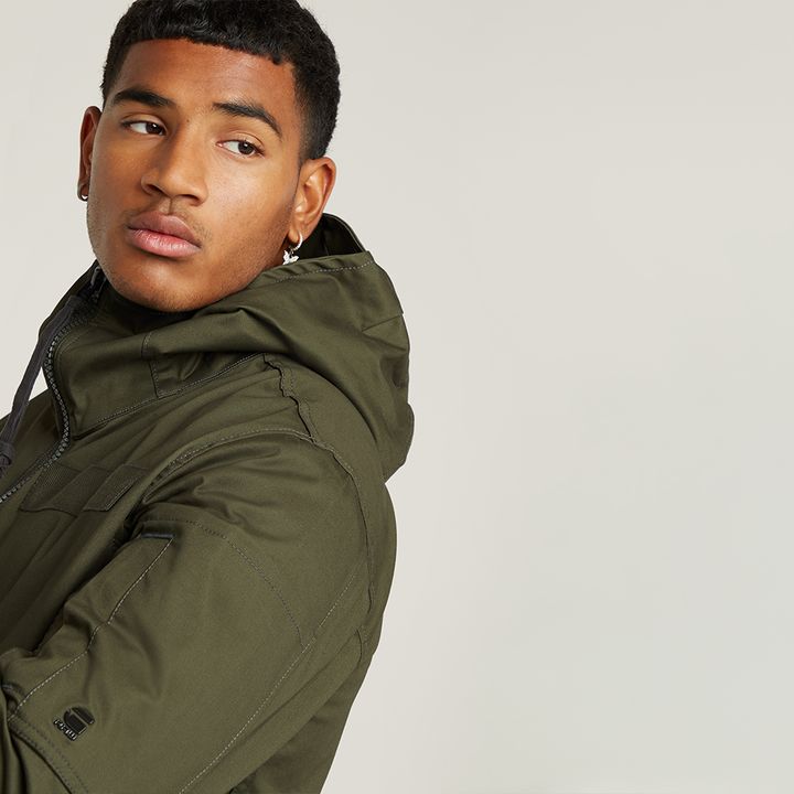 G star batt hooded overshirt shop