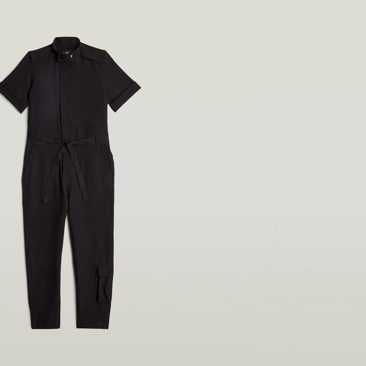 Black jumpsuit workwear clearance