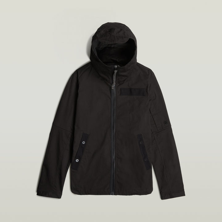 Batt Hooded Overshirt | 블랙 | G-STAR® KR