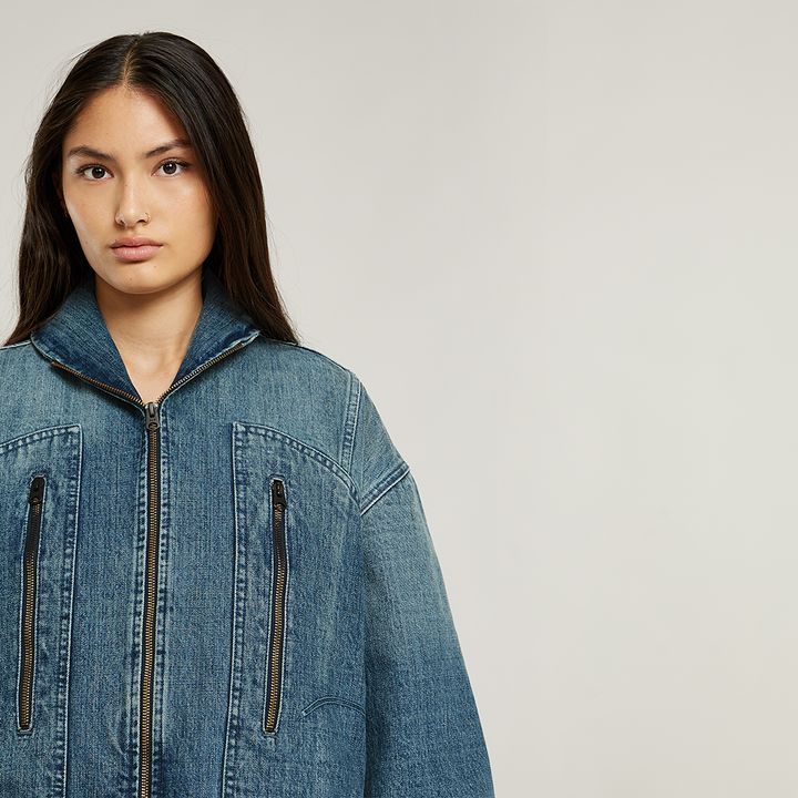 FACETASM Unisex Apollo Jacket Medium blue G STAR US