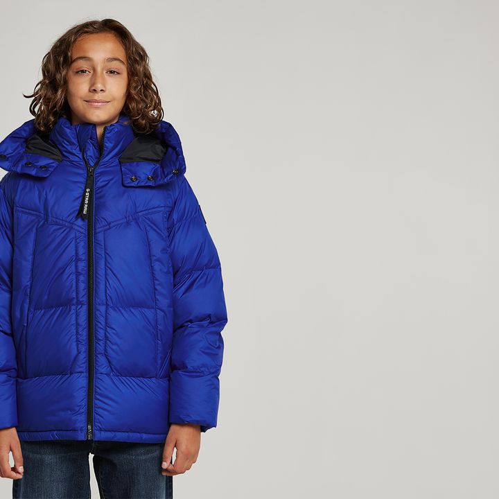 Kids Whistler Padded Hooded Jacket Medium blue G STAR ZA
