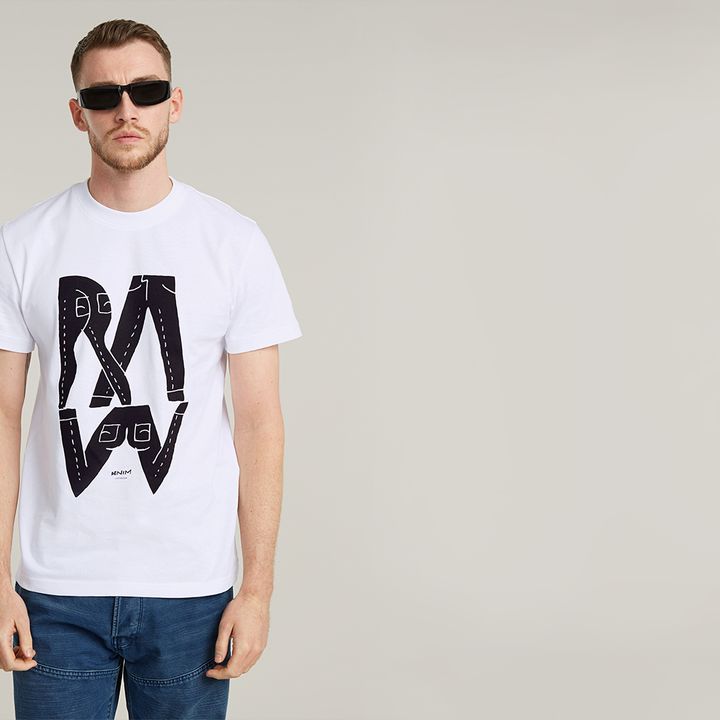 G star raw white shirt best sale
