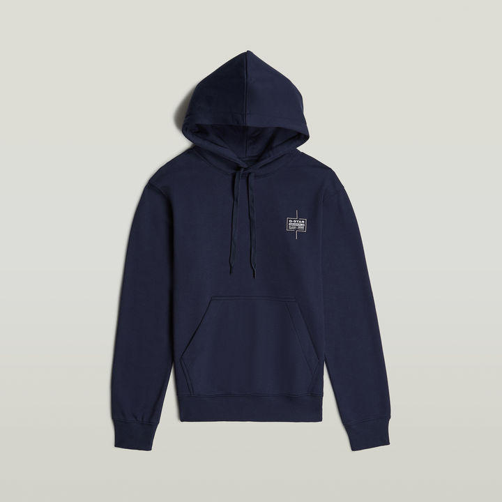 G star blue hoodie top