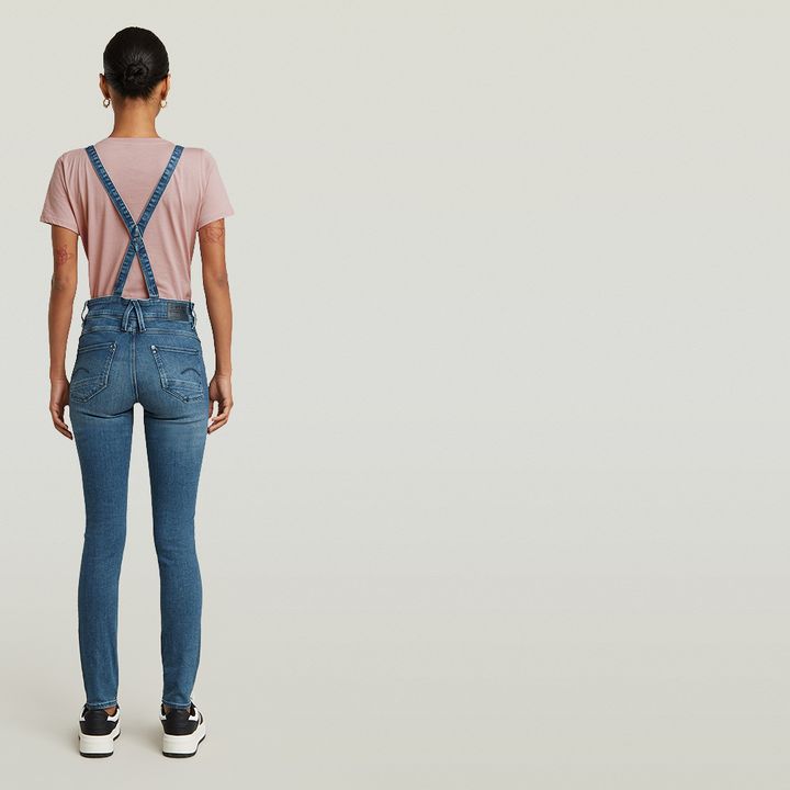 Lynn High Waist Skinny Overall Medium blue G STAR PT