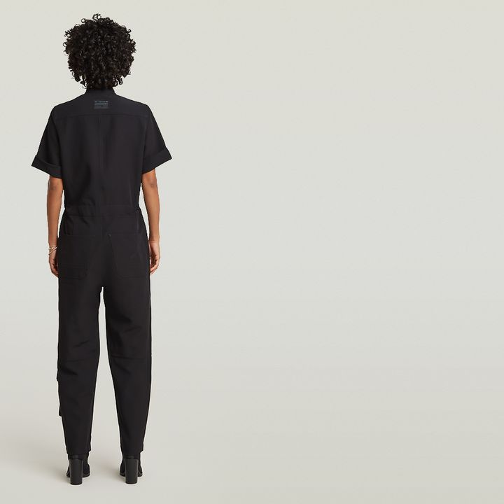 Black jumpsuit workwear online
