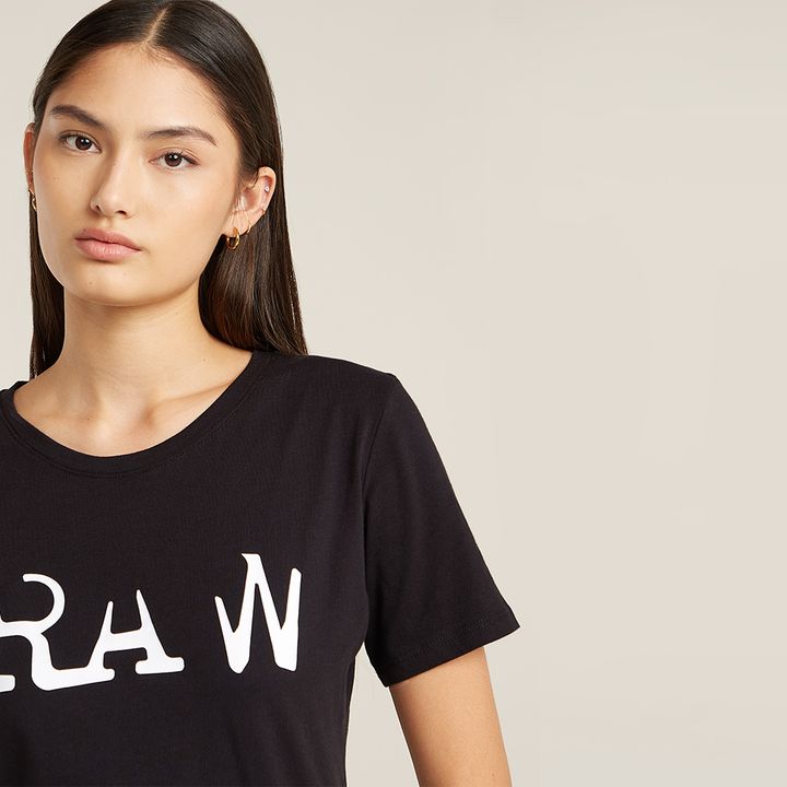 Raw Optic Slim T Shirt Black G STAR RO