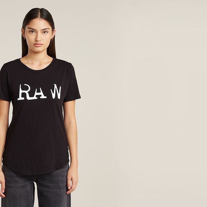 Raw Optic Slim T Shirt Black G STAR CA