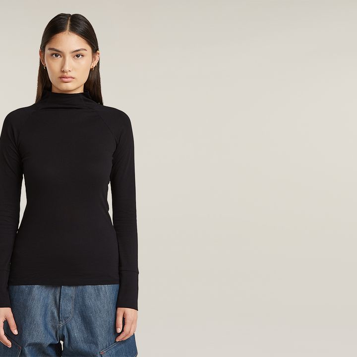 Lecite Slim Turtle Top Black G STAR GR