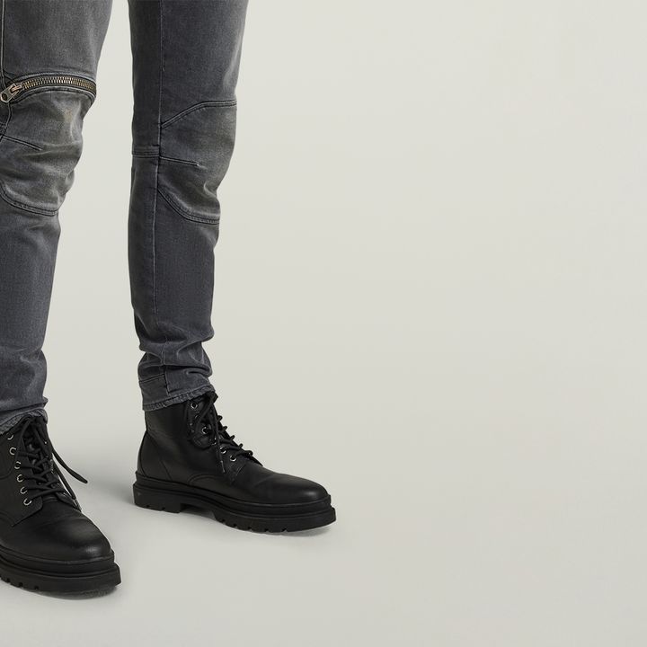 5620 3D Zip Knee Skinny Jeans | Grey | G-STAR® US