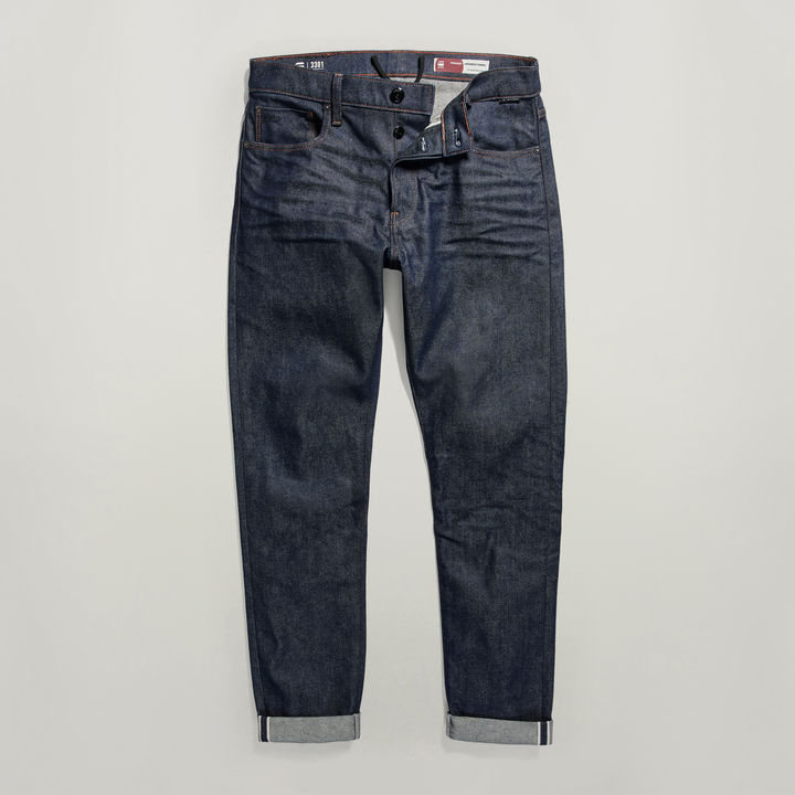 Premium 3301 Slim Selvedge Jeans Dark blue G STAR CA