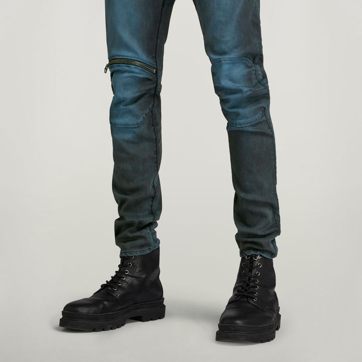 5620 3D Zip Knee Skinny Jeans | ブラック | G-STAR® JP