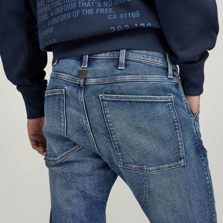 5620 3D Zip Knee Skinny Jeans