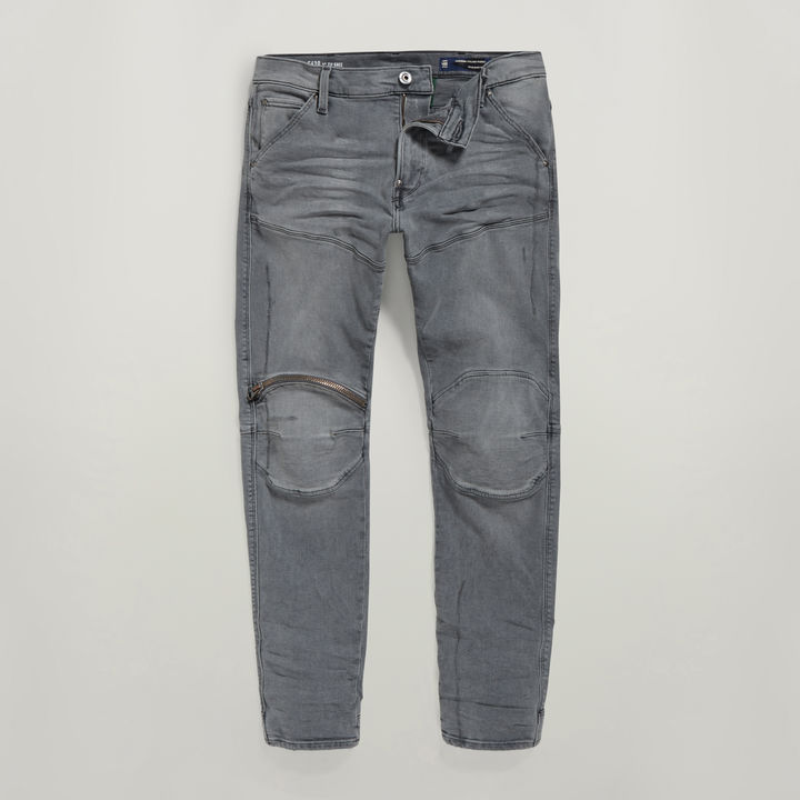 5620 3D Zip Knee Skinny Jeans | Grey | G-STAR® US