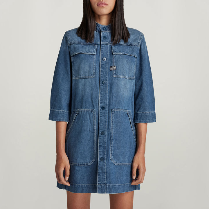 Robe chemise Bleu moyen G STAR BE