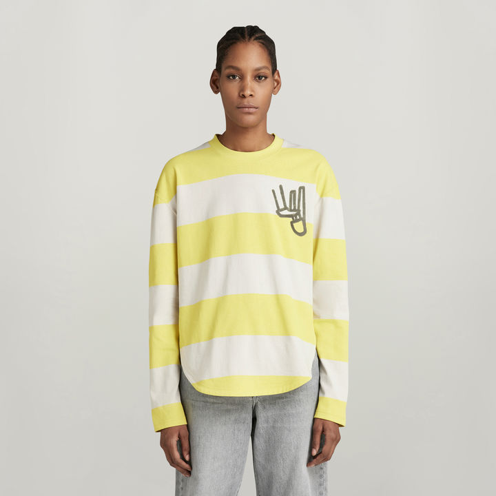 Color striped sweater cheap