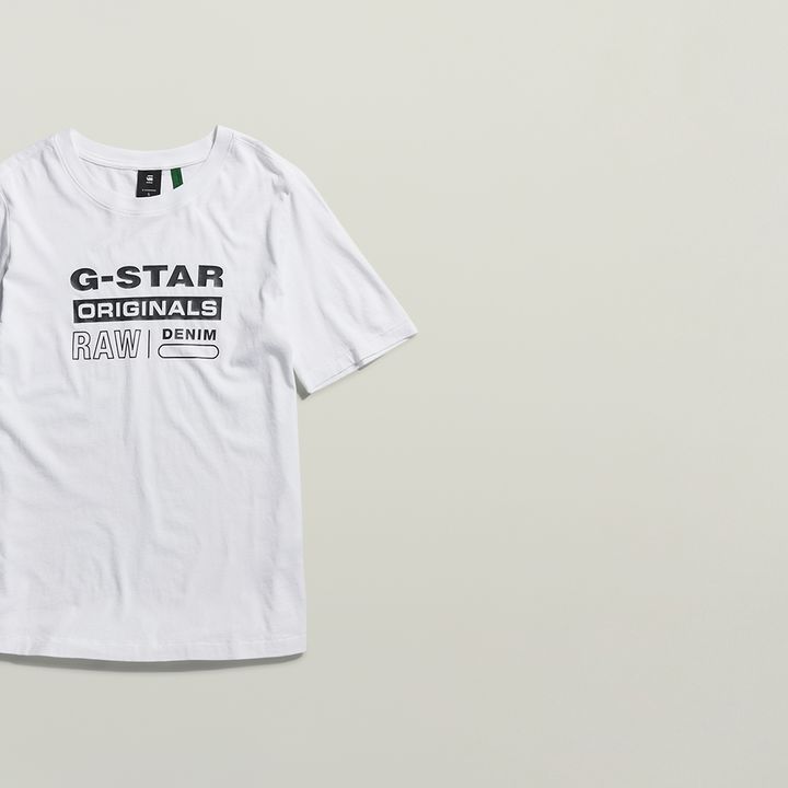 G star originals raw denim t shirt top