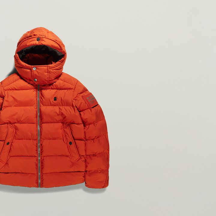 G Whistler Padded Hooded Jacket Orange G STAR HU