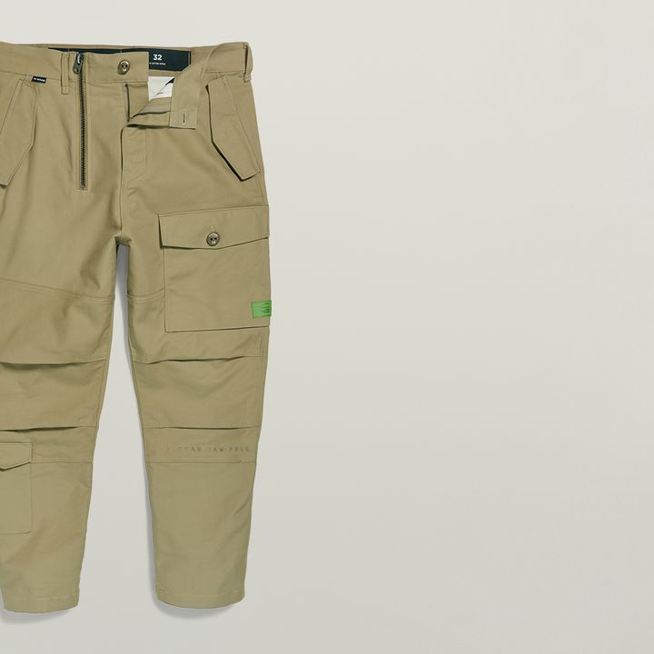 Zippy Cargo Relaxed Tapered Pants | Green | G-STAR® US