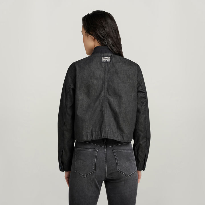 Drawstring Bomber Jacket