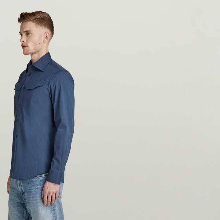 Slant Pocket Slim Shirt | Multi color | G-STAR® US