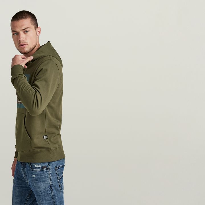 Originals Hooded Sweater | Green | G-STAR® US