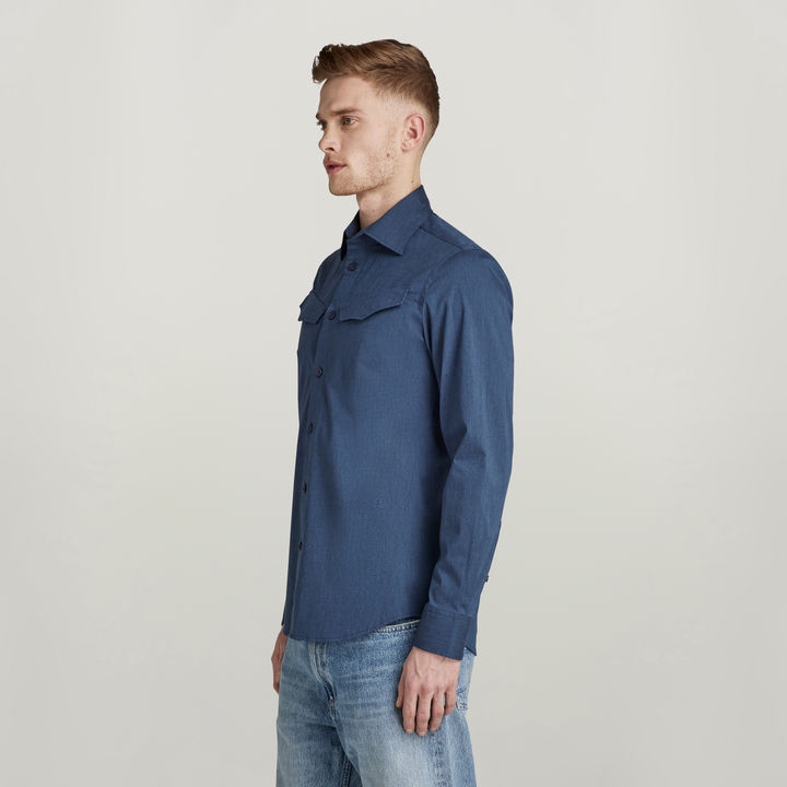 Slant Pocket Slim Shirt | Multi color | G-STAR® US
