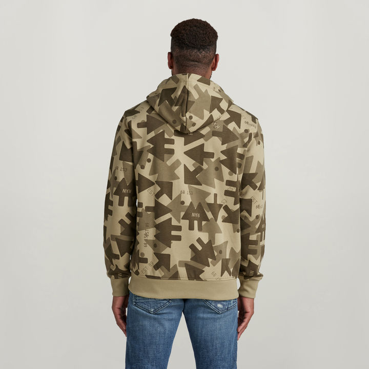 Arrow Camo Hooded Sweater Multi color G STAR US