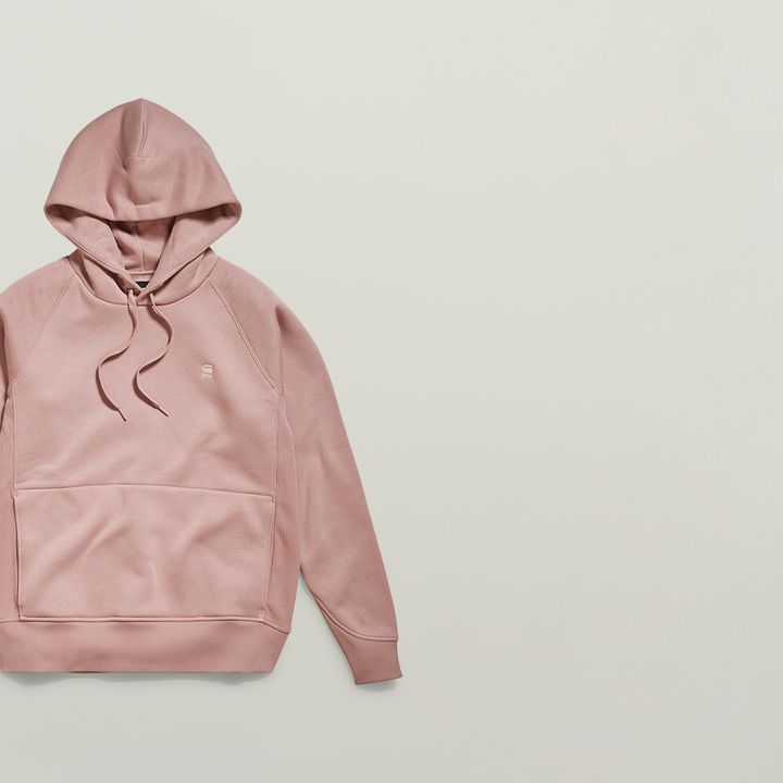 Pink g star hoodie new arrivals