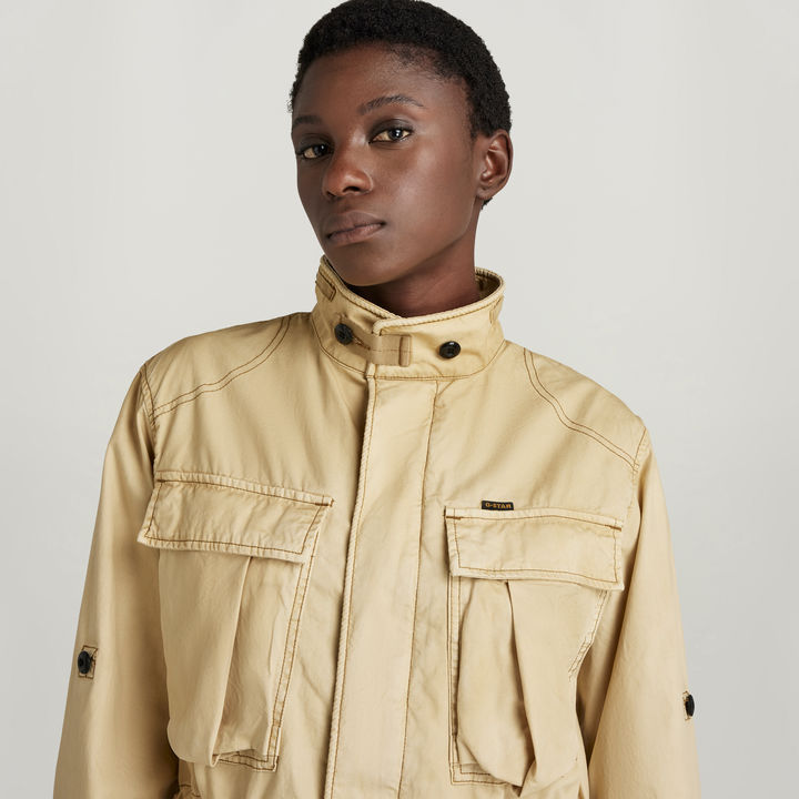 Field Overshirt Beige G STAR CA