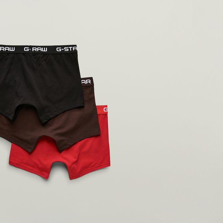 Classic Boxer Color Set van 3 Rood G STAR NL