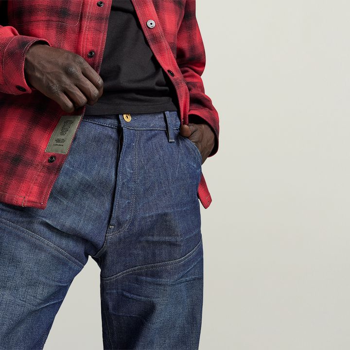 G star tartan jeans hot sale