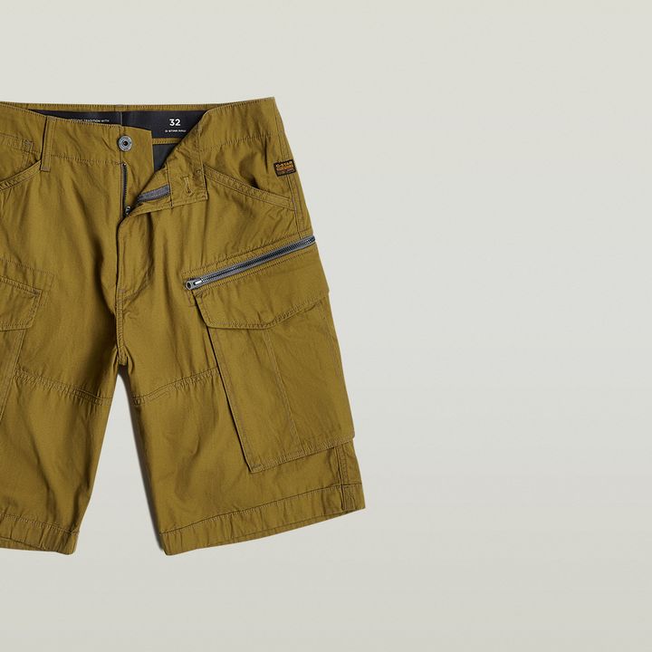 Rovic Zip Relaxed Shorts