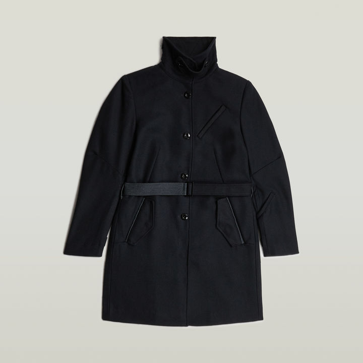Empral Wool Trench Dark blue G STAR DE