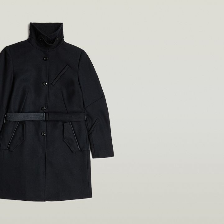 Empral Wool Trench | ダークブルー | G-STAR® JP